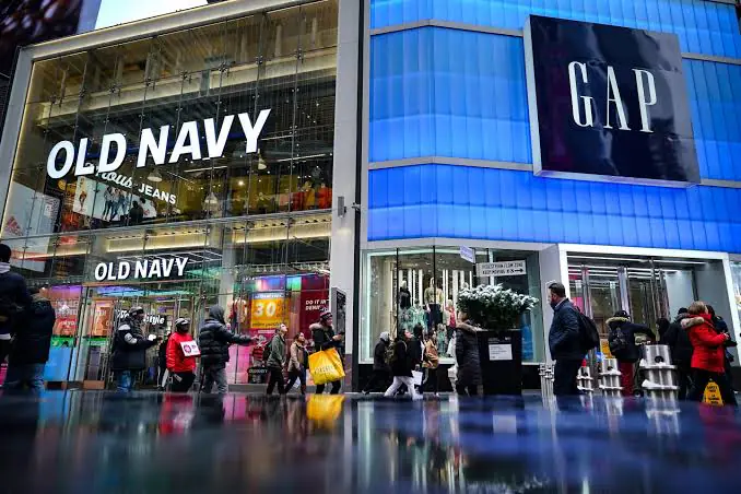 Old Navy and GAP storefront